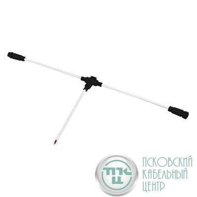 Коннектор питания ARL-MOONLIGHT-SPI/DMX-CON-POWER-T-MID-WIRE-BLK IP67 пластик Arlight 051906