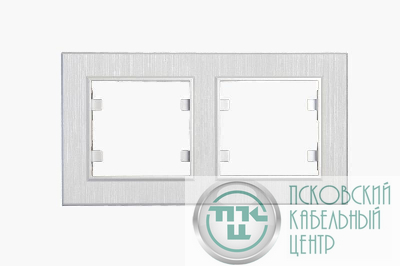 Рамка 2-м Karea LINE STAR жемчуж. Makel 86100702