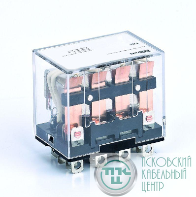 Реле промежуточное ПР-102 10А 230В AC 4 конт. с LED-индикацией DEKraft 23949DEK