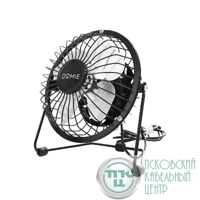 Вентилятор настольный (DX-4) USB черн. DOMIE 60-0225