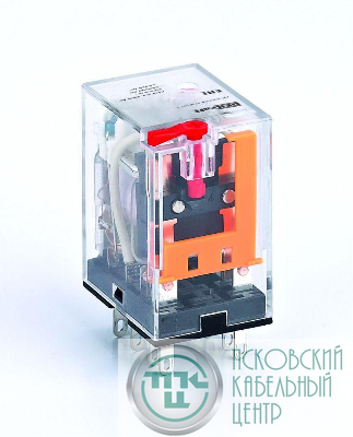 Реле промежуточное ПР-102 5А 230В AC 2 конт. с LED-индикацией и TEST фукц. DEKraft 23865DEK
