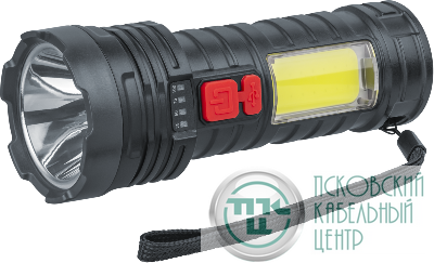 Фонарь 93 817 NPT-CP25-ACCU 1LED 3Вт+1COB 3Вт li-ion 1.2А.ч 5реж. пластик. NAVIGATOR 93817