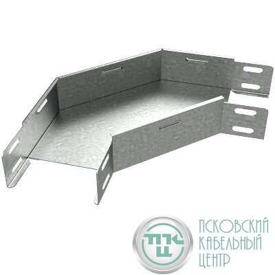 Угол для лотка горизонтальный 90град. 100х80 сталь 1мм GL90-80-100 HD КМ LO2286