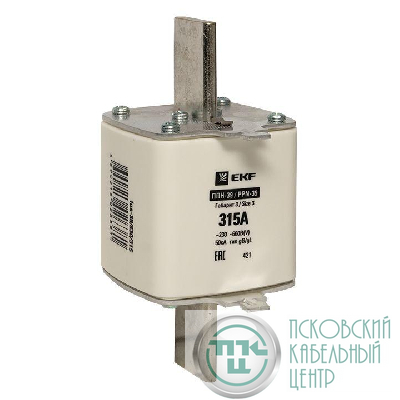 Вставка плавкая ППН-39 630/315А габарит 3 PROxima EKF fus-39/630/315