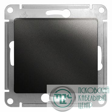 Переключатель проходной 1-кл. СП Glossa 10А IP20 (сх. 6а) 10AX механизм антрацит SE GSL000761