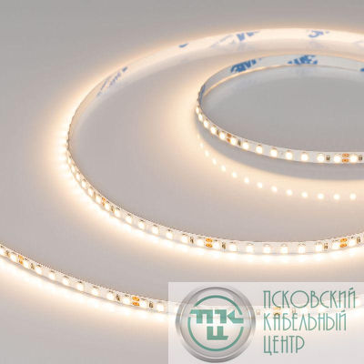 Лента светодиодная RT-A160-5mm 24V Warm 2700К 9.6Вт/м IP20 2835 открыт. (уп.5м) Arlight 037803