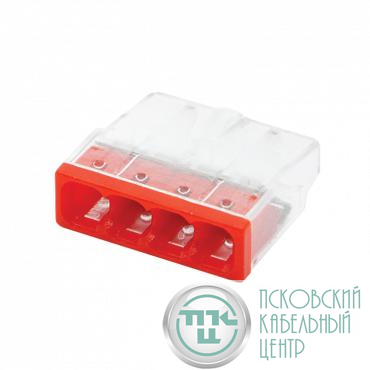 Клемма строительно-монтажная СМК 772-204 (уп.25шт) IN HOME 4690612027272
