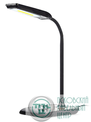 Светильник NLED-473-10W-BK настол. черн. с деревом ЭРА Б0033305