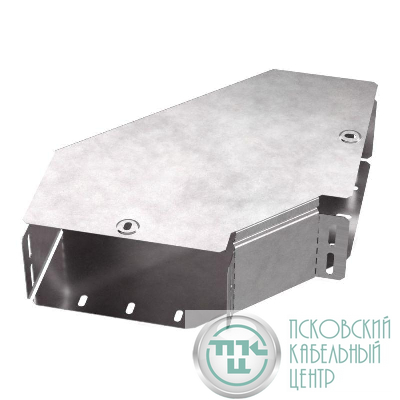 Угол для лотка горизонтальный 90град. 200х100 Стандарт с крышкой Промрукав PR16.0419