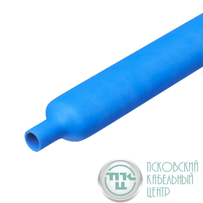 Трубка термоусаживаемая самозатухающая в рул. 6/2мм син. 3:1 DKC TN3RL301R60BL