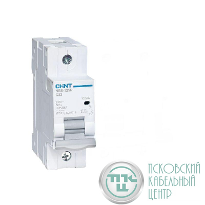 Выключатель автоматический модульный 1п C 63А 25кА NB8-125R (R) CHINT 559783