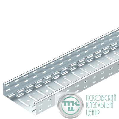 Лоток листовой перфорированный 200х60 L3000 сталь 0.7мм LKS 620 FS RU оцинк. (аналог 50х200) OBO 6048914