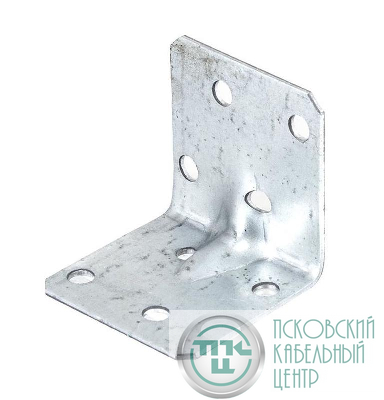 Угол крепежный усилен. 40х40х40 цинк Zitar 124409