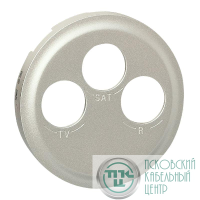 Панель лицевая Celiane для роз инф. TV/FM/SAT титан Leg 068585
