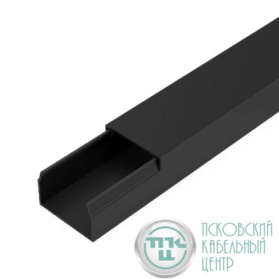 Кабель-канал 25х16 L2000 с двойн. замком черн. Промрукав PR03.0212