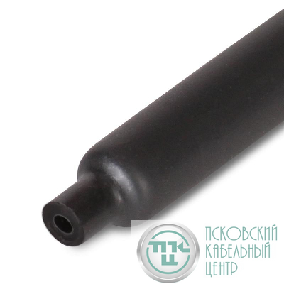 Трубка термоусадочная клеевая ТТК "Flex" (3:1)-25/8 в метровой нарезке черн. (уп.10м) КВТ 85210