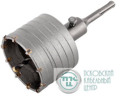 Коронка кольцевая по бетону 80мм хвостовик 110мм в сборе FIT 33447