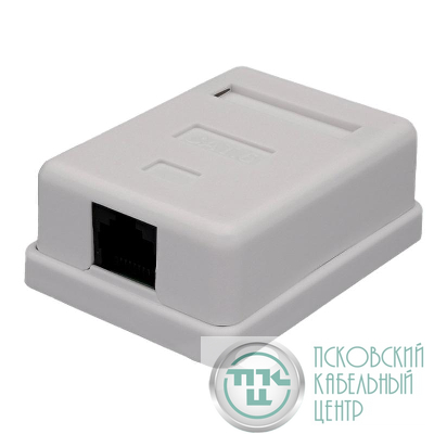 Розетка компьютерная 8P8C RJ-45 UTP кат.6 1 порт (DIY) SUPRLAN 10-0355-1