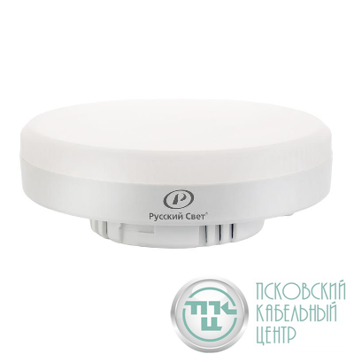 Лампа светодиодная RS LED GX53 8W 220-240V 8Вт таблетка 3000К GX53 730лм 220-240В Ra90 Русский Свет 20011345138