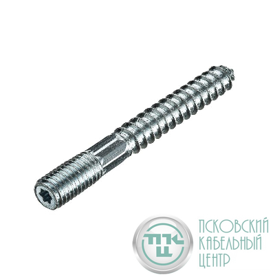 Шпилька сантехническая М8 L100 (уп.2шт) Zitar 112234