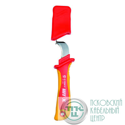 Нож для снятия изоляции с пяткой 1000В VDE SHTOK 14003