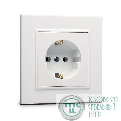 Розетка с/з СП Karea 16А IP20 бел. Makel 56001028