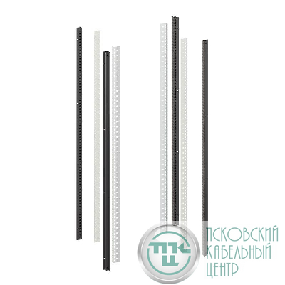 Комплект вертикальных стоек для 24U IT-CQE RAL9005 DKC RBITKMN24