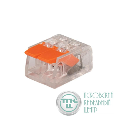 Клемма монтажная рычажного соединения PTC-2P 221-412 450В 32А 0.14-4.0кв.мм JazzWay 5050884