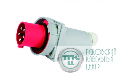 Вилка стационарная 3Р+РЕ+N 125А 380В IP67 ВС-103 DEKraft 26174DEK