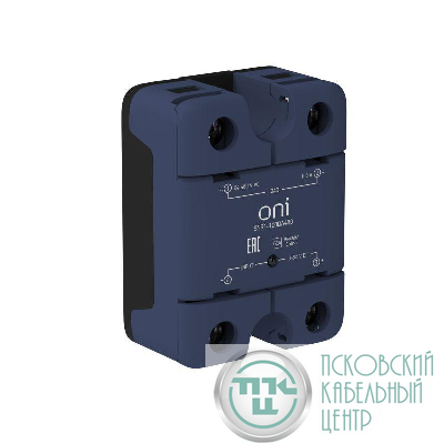 Реле твердотельное SSR1 100А 3-32В DC 24-480В AC ONI SSR1-100DA480