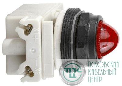 Лампа светосигнальная d30мм 24В SchE 9001SKP35LRR9