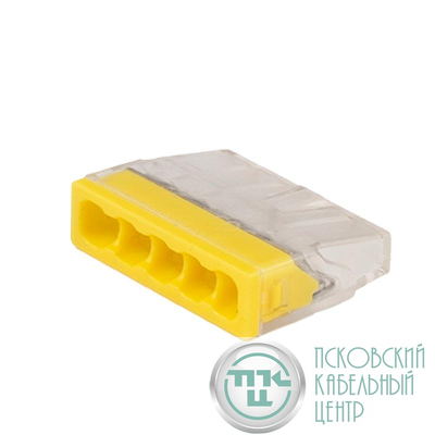 Клемма монтажная нажимного соединения PTC-5P 2273-245 450В 32А 0.14-4.0кв.мм JazzWay 5051188