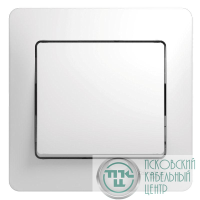 Выключатель 1-кл. СП Glossa 10А IP20 (сх. 1) 10AX в сборе бел. SE GSL000112