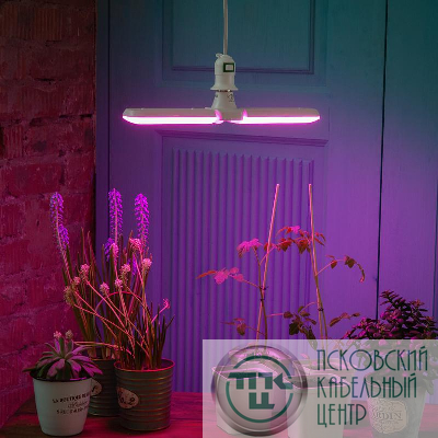 Лампа светодиодная LED-P65-16W/SPSB/E27/FR/P2 PLP32WH 16Вт P65 лепестковая матовая E27 для растений спектр для рассады и цветения (упак. картон) Uniel UL-00007406