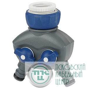 Распределитель двухканальный пластик (12/72) Green Apple Б0003125