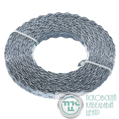 Лента монтажная 12х0.55 волна цинк 25м (этикетка) СТРОЙМЕТИЗ 4530039