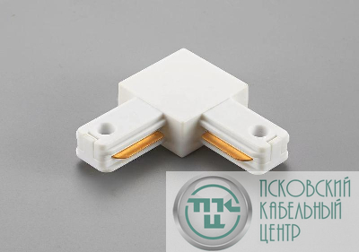 Коннектор L-образный PTR P CL-WH пластик бел. JazzWay 5052093