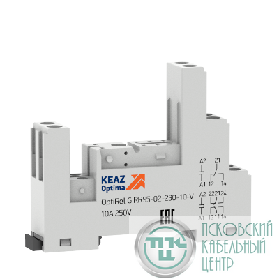 Розетка для реле OptiRel G RR95-02-230-10-V КЭАЗ 281173