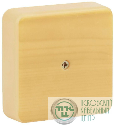 Коробка распаячная 75х75х20 (без клеммы) сосна IP40 Эра Б0031179
