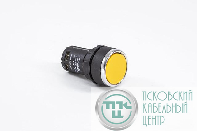 Кнопка нажимная моноблочная 22мм IP 40 1НО EMAS MB100DS