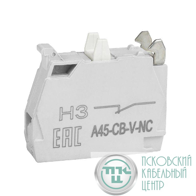 Блок контактный OptiSignal D22 A45-CB-V-NC 1НЗ винтовой зажим ZBE102 КЭАЗ 332201
