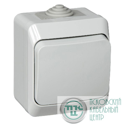 Выключатель 1-кл. ОП Этюд 10А IP44 10AX сер. SE BA10-041C