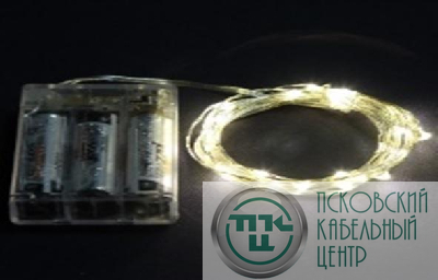 Гирлянда "Нить" 2.17м LDM30C-WW-BO 30 тепл. бел. минисветодиодов для помещений SHLights 4690601042170