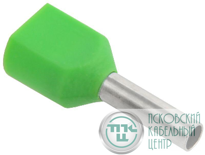 Наконечник НШВИ(2) 1.0-8 свет. зел. (уп.20шт) IEK UTE10-4-D2-2-100