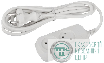 Удлинитель 2х3м без заземл. ПВС 2х0.75 UDL-10-230 Greenline Эра Б0065067