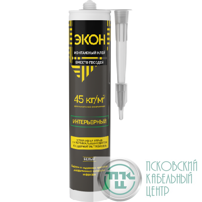 Клей монтажный ЭКОН интерьерный картридж 400г Момент C0043192