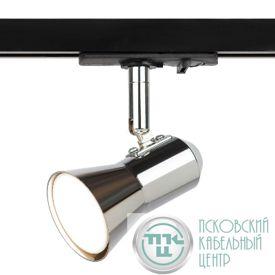 Светильник трековый TR37-GU10 CH 1ф MR16 хром Эра Б0053305