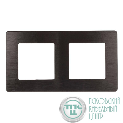 Рамка 2-м 12-5102-05 сатин антрацит Эра Б0052513