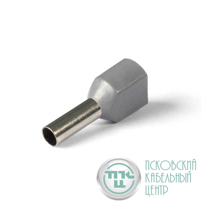 Наконечник штыревой втулочный изолированный НШВИ(2) 4.0-12 (уп.100шт) КВТ 108933