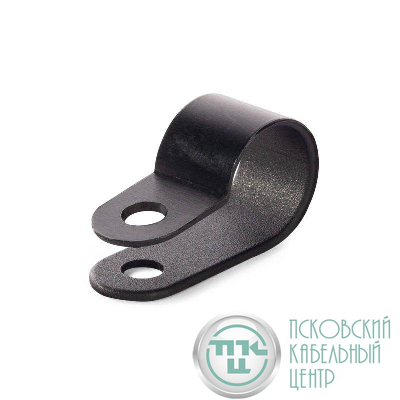 Скоба СНК 12 пластик. черн. (уп.100шт) Fortisflex 103931